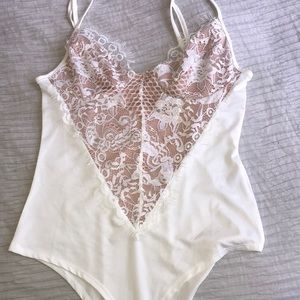 Lace body suit brand new